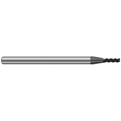 Square End Mill: 1/2" Dia, 1-1/2" LOC, 4 Flute, Solid Carbide