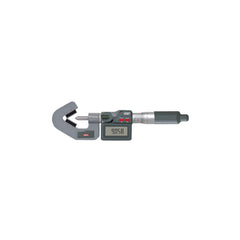 V-Anvil Micrometers; Operation Type: Electronic; Minimum Measurement: 0; Minimum Measurement (mm): 0; Maximum Measurement: 0.60; Maximum Measurement (Decimal Inch): 0.60; Maximum Measurement (mm): 0.60; Thimble Type: Ratchet; Graduation: 0.0001; Lock Nut