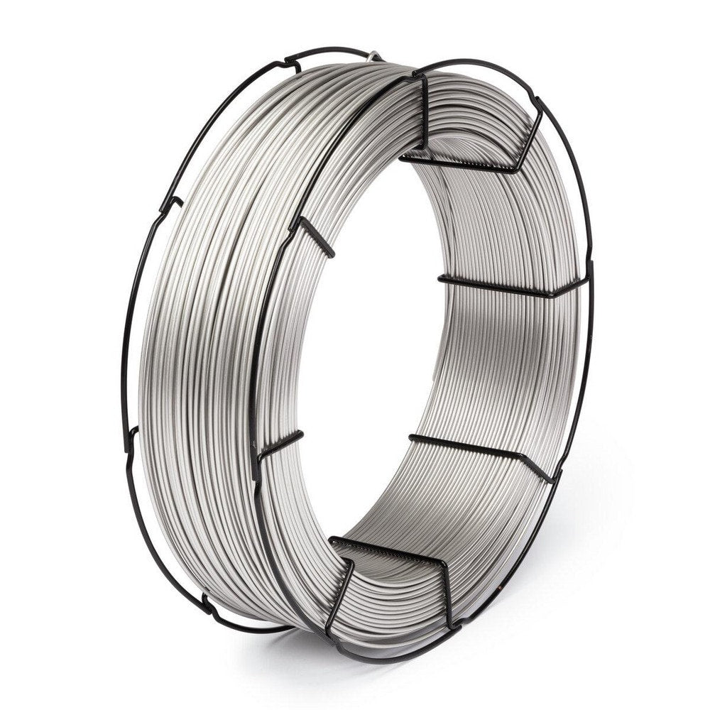 MIG Solid Welding Wire: 0.063" Dia, Stainless Steel