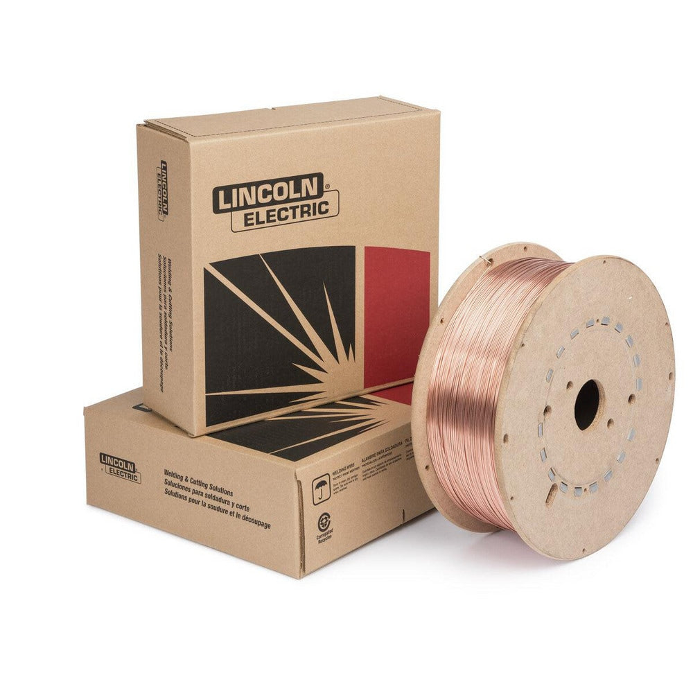 MIG Solid Welding Wire: 0.063" Dia, Steel Alloy