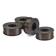 MIG Flux Core Welding Wire: 0.078" Dia, Steel Alloy