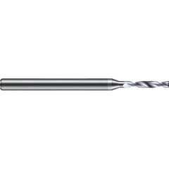 Jobber Drill: 3.00 mm Dia, 180 deg Point, Solid Carbide