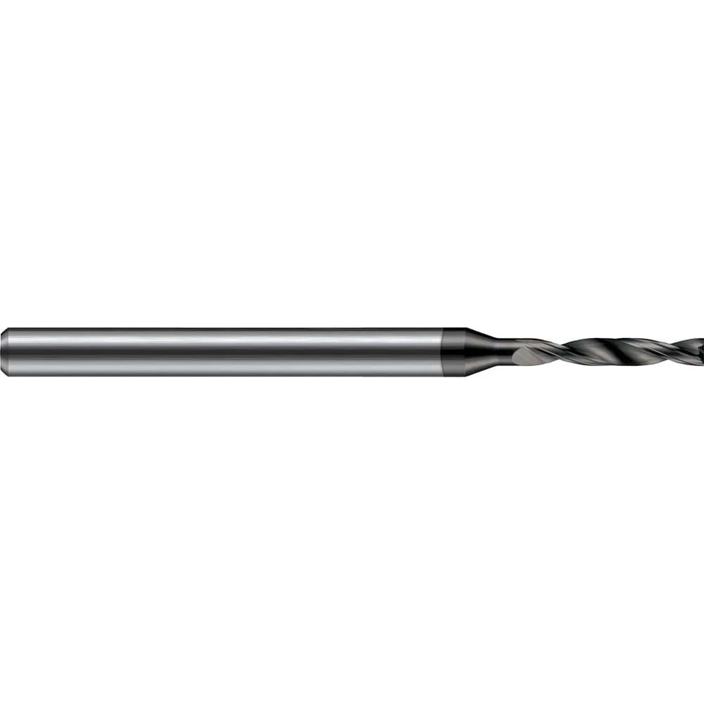 Micro Drill Bit: 0.79 mm Dia, (0.0312"), 180 deg, Solid Carbide