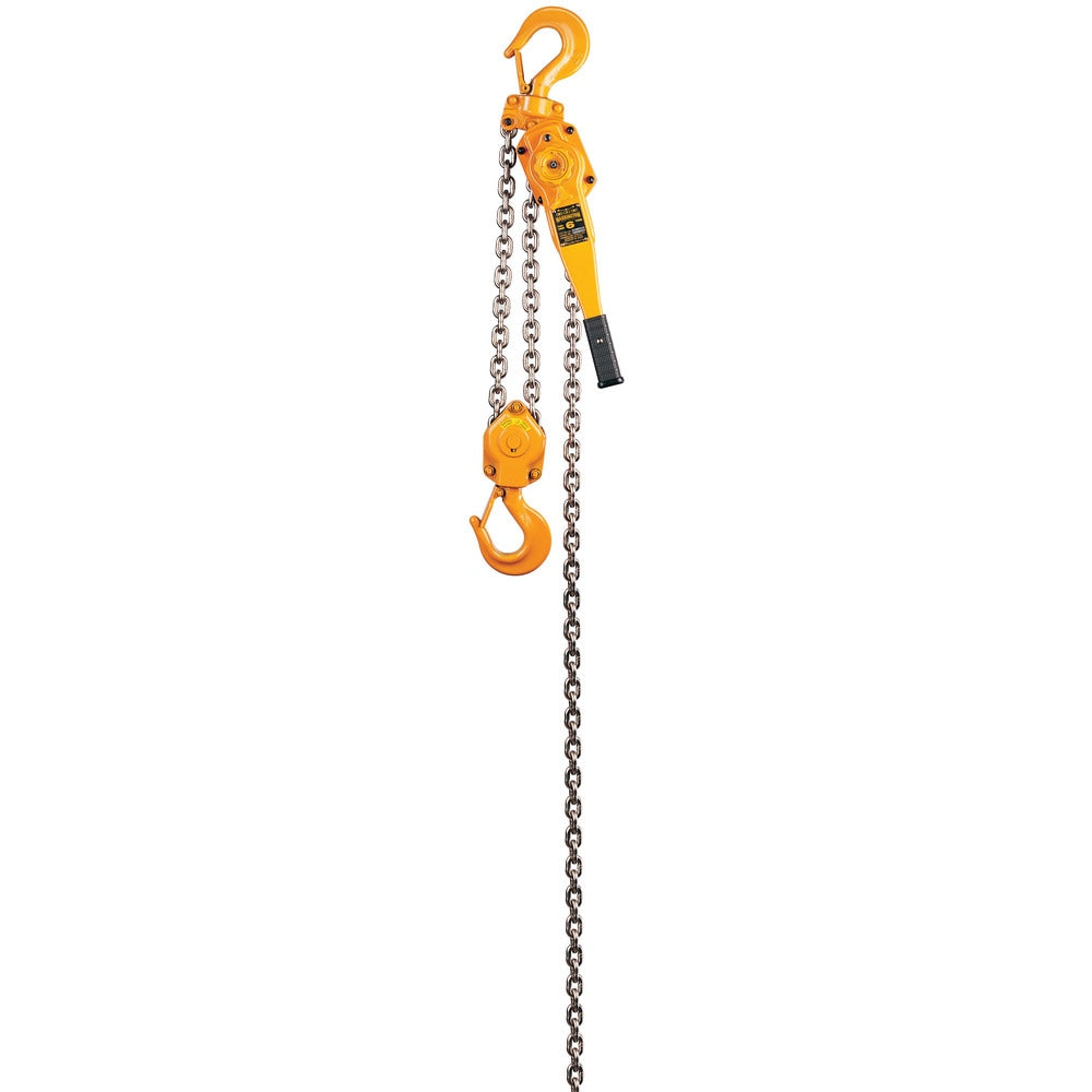 Manual Lever Hoist: 12000 lb Capacity, 15' Max Lift