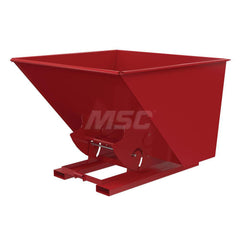 Stationary Tilt Hopper: 2,000 lb Capacity, 70" Wide, 69" Long, 52" High