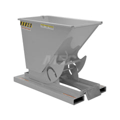 Stationary Tilt Hopper: 6,000 lb Capacity, 26" Wide, 51.88" Long, 38.0625" High