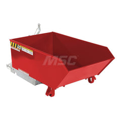 Stationary Tilt Hopper: 2,000 lb Capacity, 27" Wide, 46.13" Long, 21.375" High