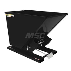 Stationary Tilt Hopper: 4,000 lb Capacity, 44" Wide, 68.38" Long, 51.8125" High