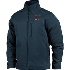 Heated Jacket: Size Large, Navy Blue, Polyester