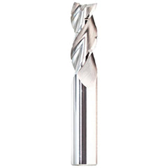 Corner Radius End Mill: 5/8" Dia, 2-1/2" LOC, 0.0600" Radius, 3 Flute, Solid Carbide