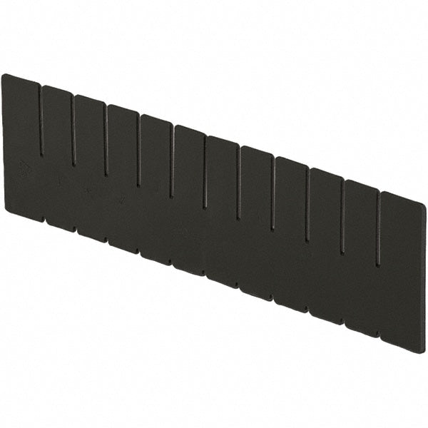 Bin Divider: Use with DC2070 Short Side Measures 6.4" Tall, Black