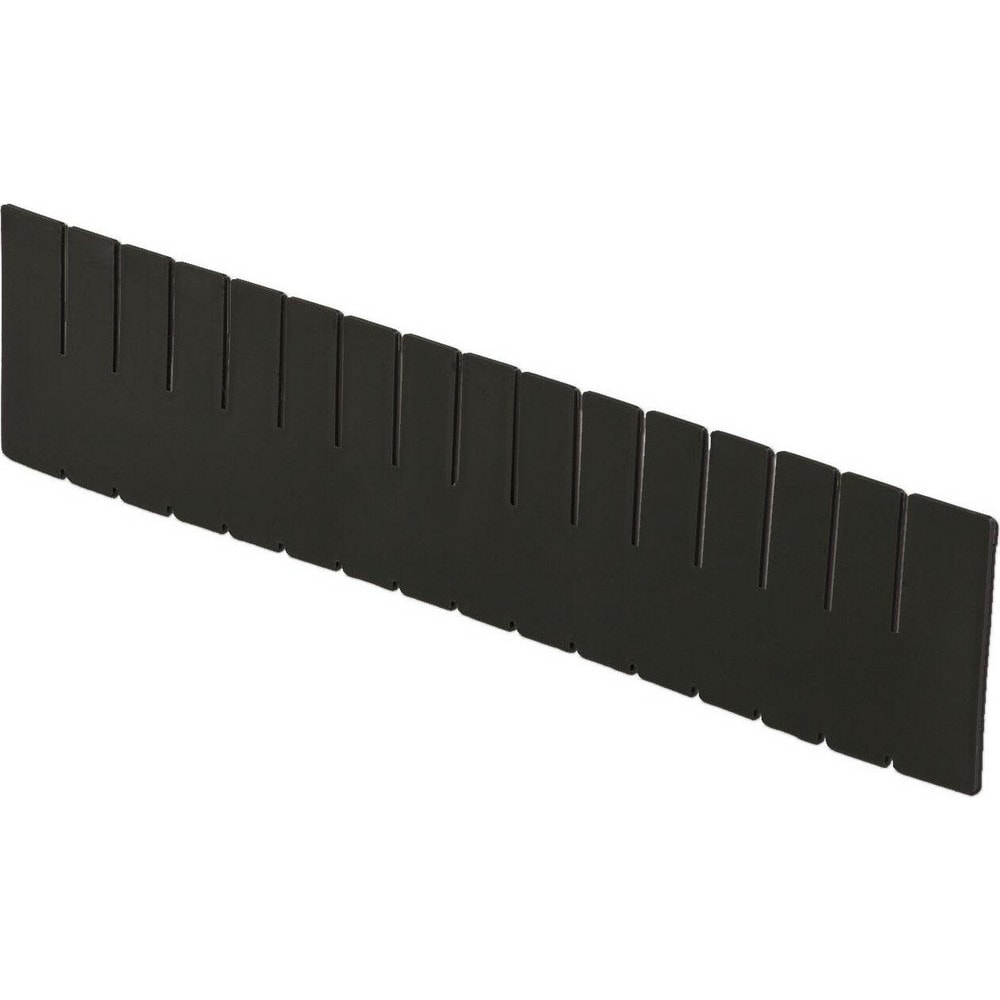 Bin Divider: Use with DC3050 Long Side Measures 3.5" Tall, Black