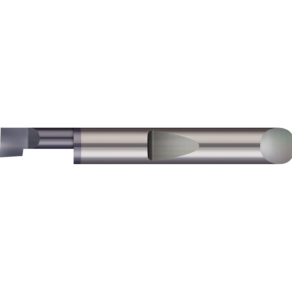 Boring Bar: 0.2160" Min Bore Dia, 1.3000" Max Bore Depth, Right Hand, 1/4" Shank Dia, Solid Carbide