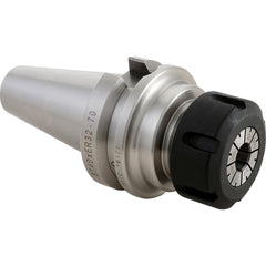 Collet Chuck: 5.34 to 34.04 mm Capacity, ER Collet, 63.00 mm Shank Dia