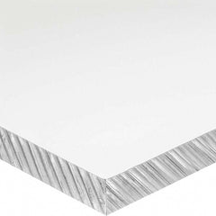 Plastic Sheet: Polycarbonate, 1/4" Thick, 48" Wide, 8' Long, 9000 psi Tensile Strength