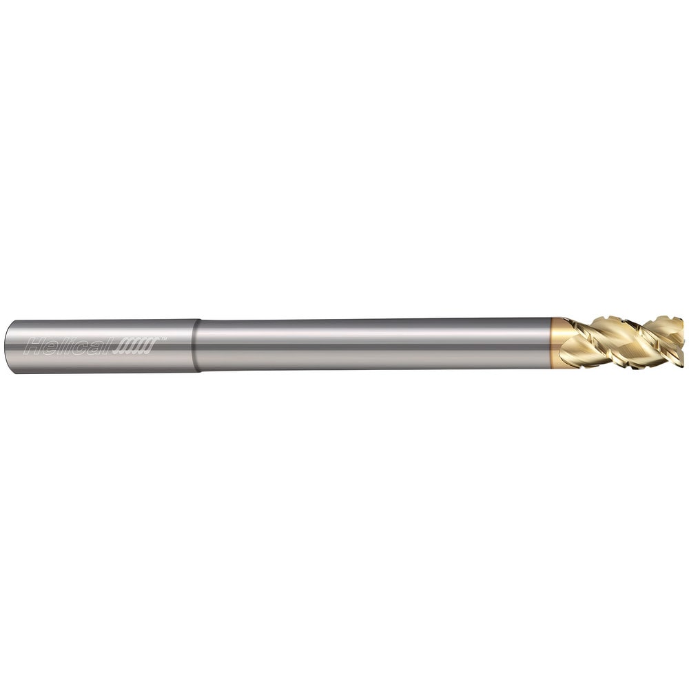 Corner Radius End Mill: 5/8" Dia, 1-5/8" LOC, 0.0300" Radius, 4 Flute, Solid Carbide