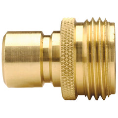 Garden Hose Fittings & Repair Kits; Kit Type: Male GH Coupler ; Connector Type: Male, Quick-Connect; Compatible Hose Diameter: 0.75; Thread Size (Inch): 3/4-11-1/2; Thread Type: GHT; Material: Brass; Color: Copper