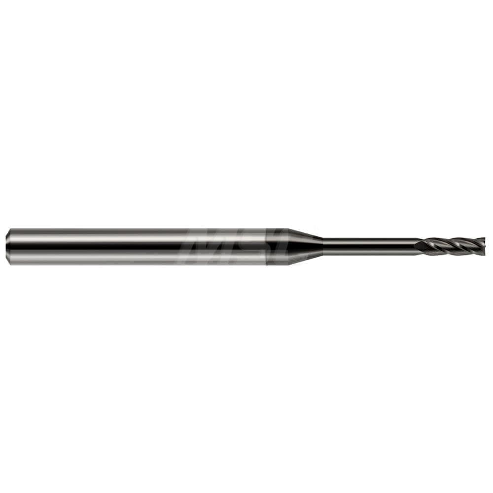 Square End Mill: 0.90 mm Dia, 4 Flute, Solid Carbide