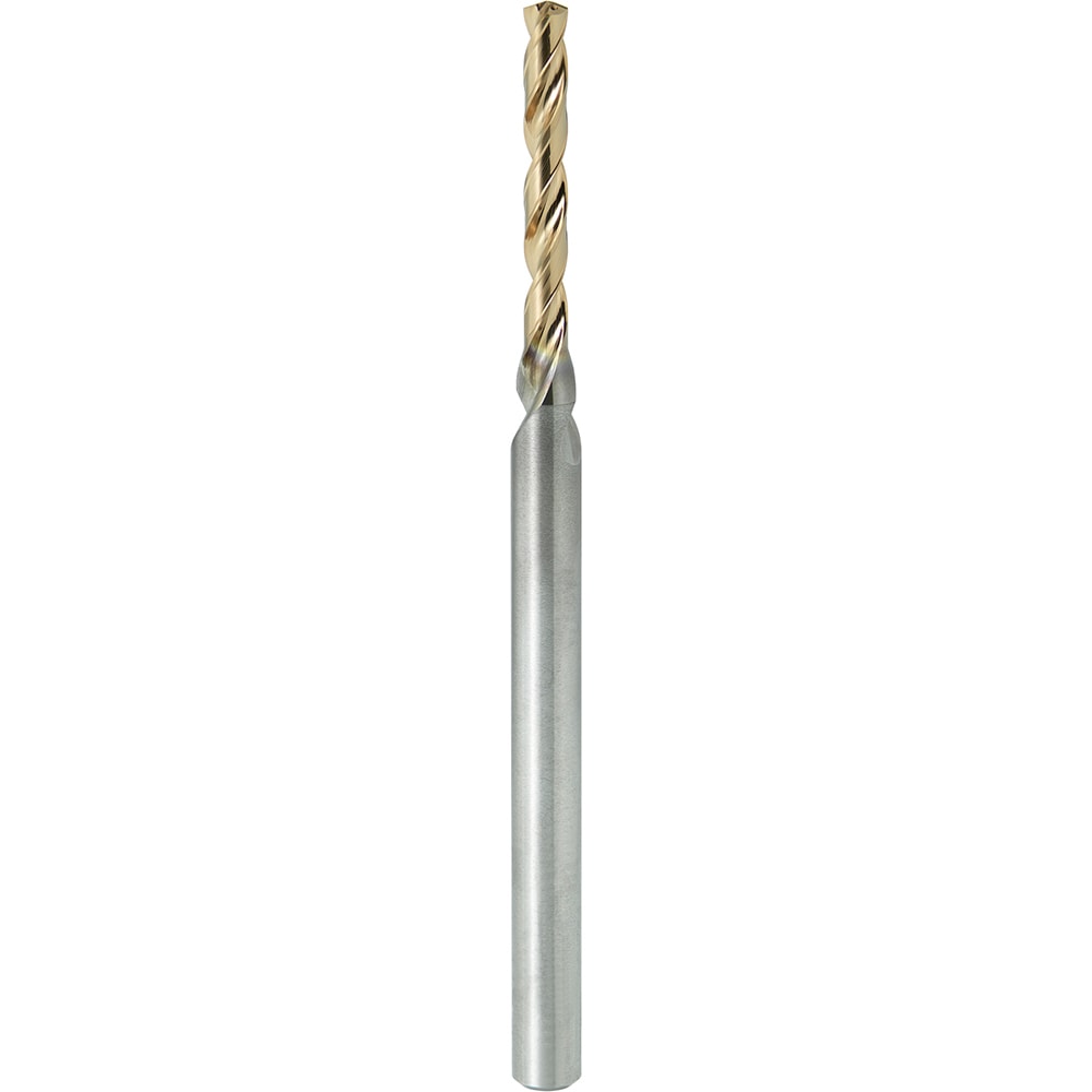 Micro Drill Bit: 1.80 mm Dia, (0.0709"), 139 deg, Solid Carbide