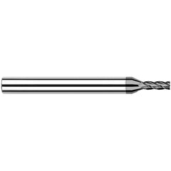 Square End Mill: 1/2" Dia, 1-1/2" LOC, 4 Flute, Solid Carbide