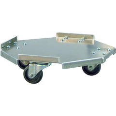 Keg Dollie Utility Cart: 17-1/4" Long, 17-1/4" Wide, Aluminum, 1200 lb Capacity