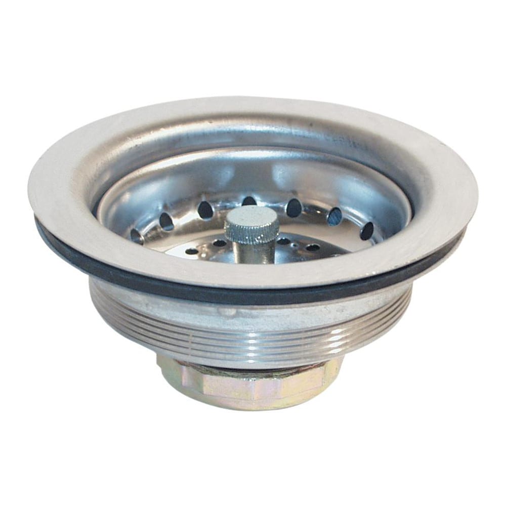 Drain Components; Includes: Kitchen Sink Drain, Locknut, Washer