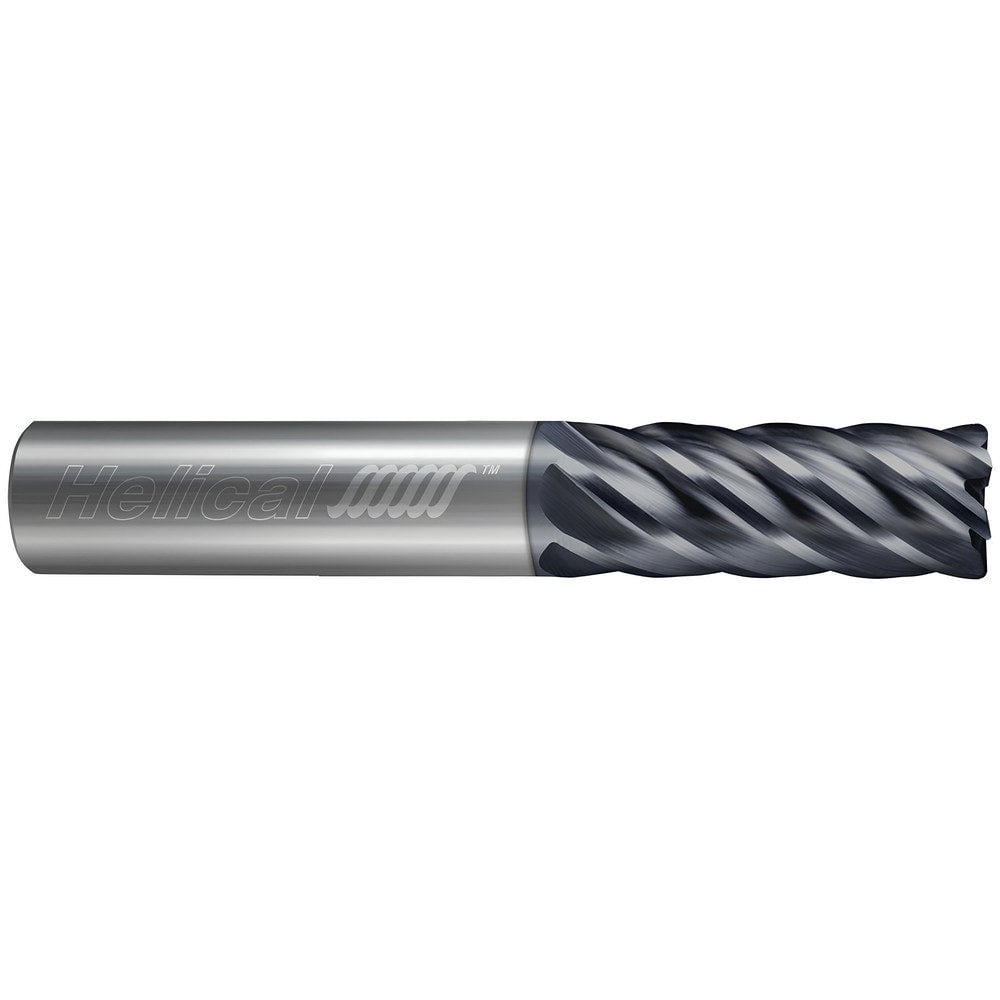 Corner Radius End Mill: 1/2" Dia, 5/8" LOC, Proprietary, Corner Radius End, Centercutting Series HSV-RN-4