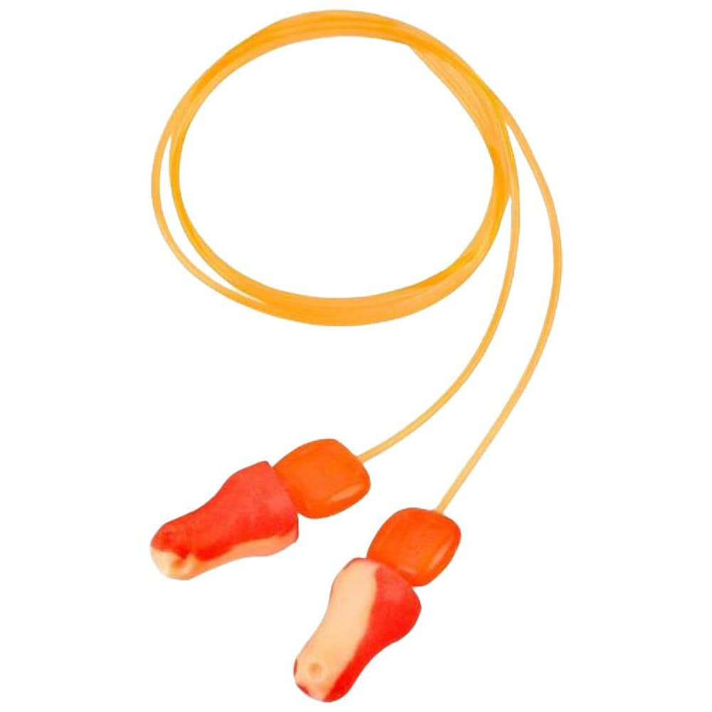 Earplugs: 31 dB, Polyurethane, Bell, Push-In Stem, Corded