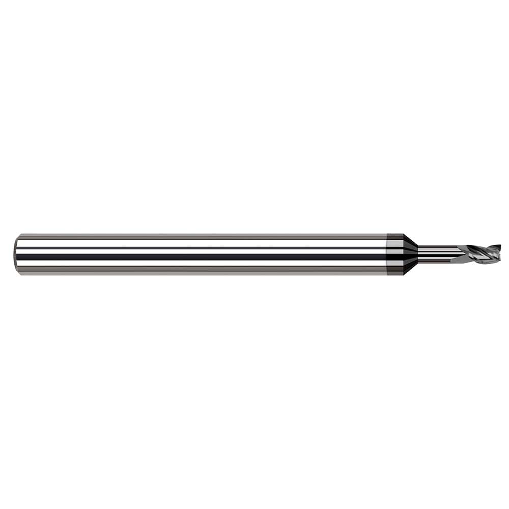 Square End Mill: 0.50 mm Dia, 3 Flute, Solid Carbide