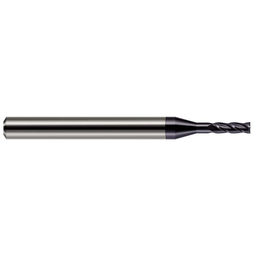 Square End Mill: 0.3750" Dia, 1.1250" LOC, 4 Flute, Solid Carbide