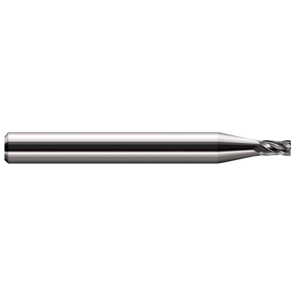 Corner Radius End Mill: 5/32" Dia, 0.235" LOC, 0.0300" Radius, 2 Flute, Solid Carbide