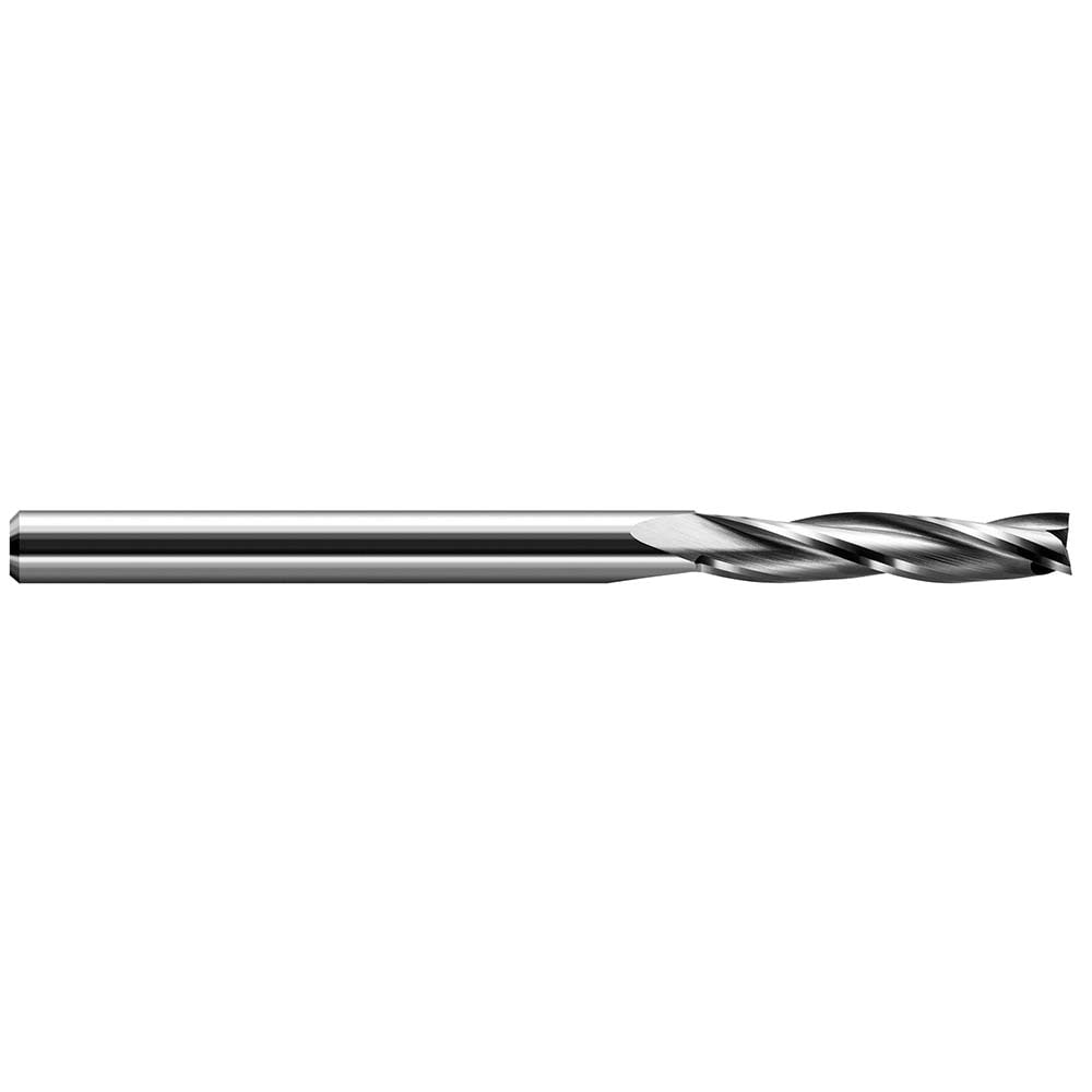 Square End Mills; Length of Cut (Decimal Inch): 0.3750; Length of Cut (Inch): 3/8; Shank Diameter (Inch): 1/8; Shank Diameter (Decimal Inch): 0.1250; Overall Length (Decimal Inch): 2.0000; Overall Length (Inch): 2