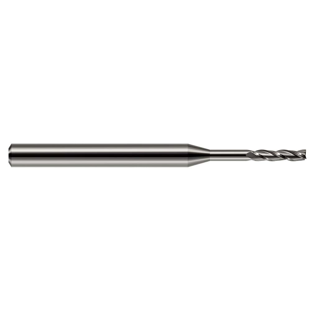 Square End Mill: 3/64" Dia, 1/4" LOC, 3 Flute, Solid Carbide