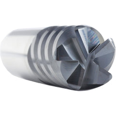 Corner Radius End Mill: 3/4" Dia, 7/8" LOC, 0.0500" Radius, 5 Flute, Solid Carbide