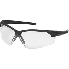 Safety Glasses: Anti-Fog & Anti-Scratch, Polycarbonate, Clear Lenses, Half-Framed