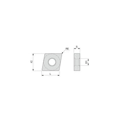 Turning Insert: CNMG433SH AH645, Carbide