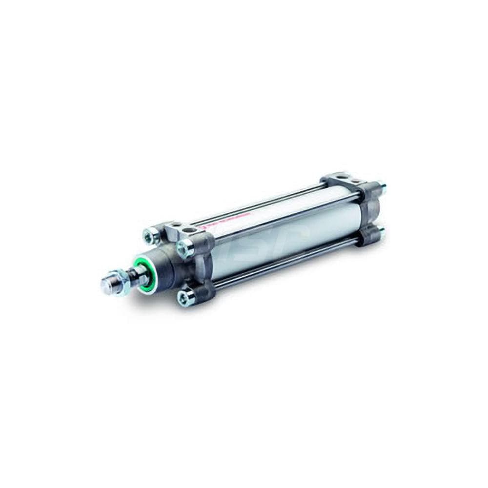 NFPA Tie Rod Cylinders; Actuation: Double Acting; Bore Diameter: 40 mm; Rod Diameter: 16 mm; Body Material: Steel; Port Size: 1/4; Rod Thread Size: 12 mm; Stroke Length: 100 mm