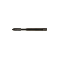 Spiral Point Tap: 1/2-13 UNC, 3 Flutes, Plug Chamfer, 2B Class of Fit, HSS, Oxide Coated