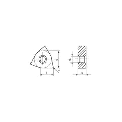 Turning Insert: WNMG331EN-CF20 CTEP110, Cermet