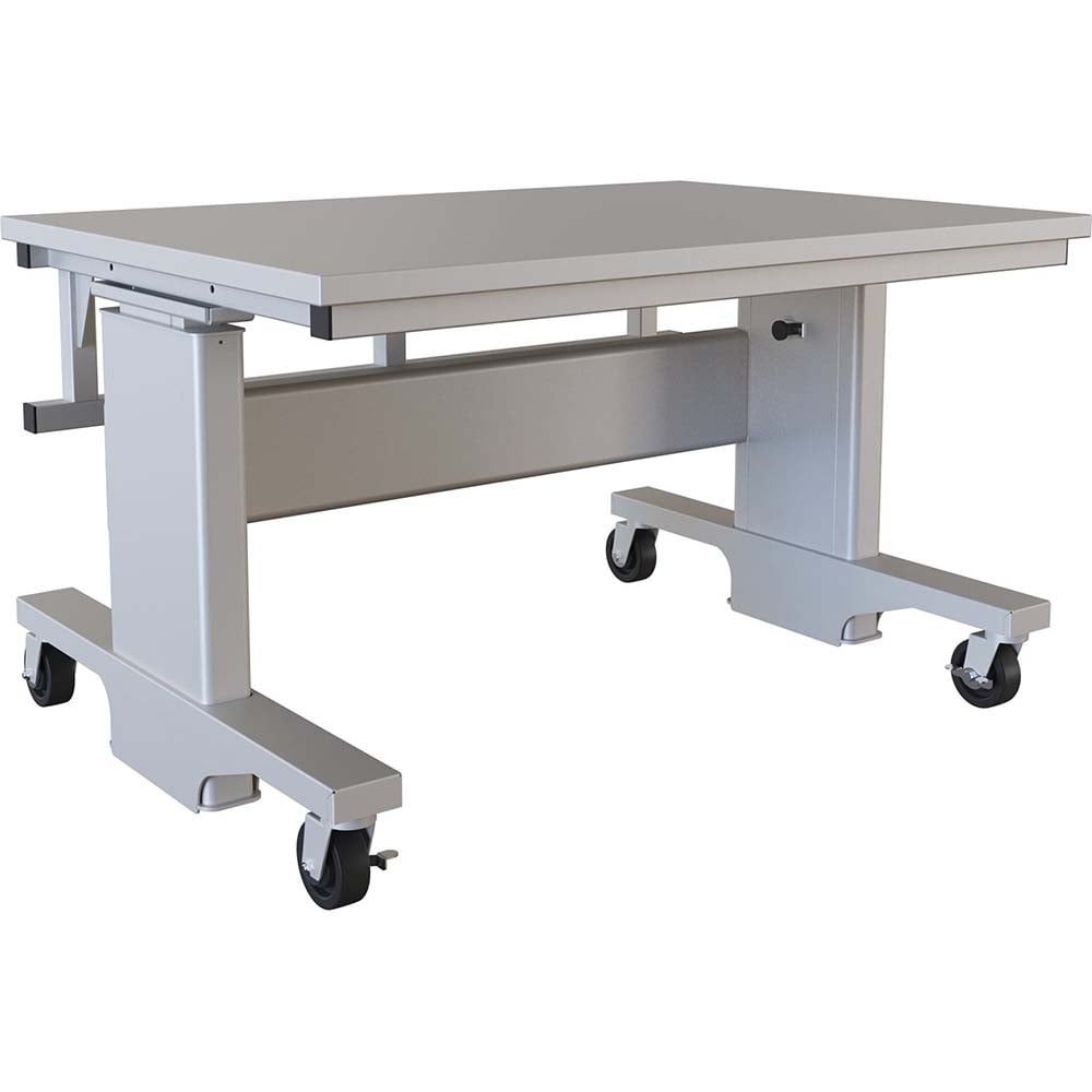 Mobile Work Benches; Bench Type: Manual Pin Height Adjustable Workstation; Depth (Inch): 36; Leg Style: Adjustable Height, Manual Height Adjustment, C-Leg (Cantilever); Load Capacity (Lb.