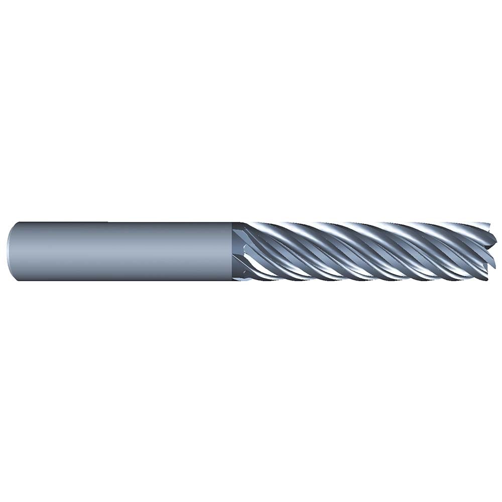 Roughing & Finishing End Mills; Mill Diameter (Fractional Inch): 1/4; Flute Type: Spiral; Number Of Flutes: 7; End Mill Material: Solid Carbide; Length of Cut (Inch): 1-1/8; Coating/Finish: AlCrN