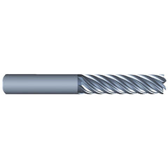 Roughing & Finishing End Mills; Mill Diameter (Fractional Inch): 3/8; Flute Type: Spiral; Number Of Flutes: 7; End Mill Material: Solid Carbide; Length of Cut (Inch): 1-1/4; Coating/Finish: AlCrN