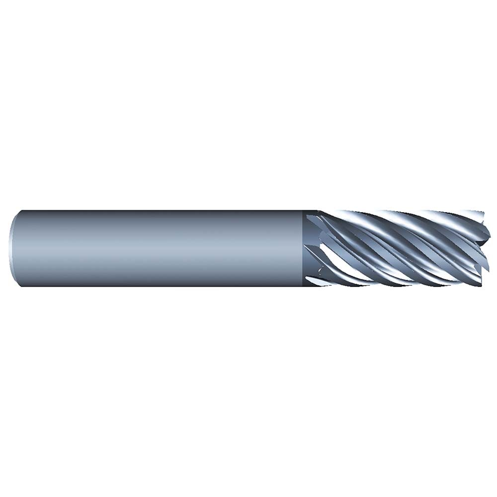 Roughing & Finishing End Mills; Mill Diameter (Fractional Inch): 7/16; Flute Type: Spiral; Number Of Flutes: 7; End Mill Material: Solid Carbide; Length of Cut (Inch): 1; Coating/Finish: AlCrN