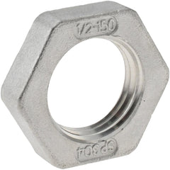 Stainless Steel Pipe Fittings; Fitting Type: Lock Nut; End Connection: NPT