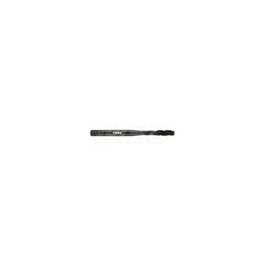 Spiral Flute Tap:  M16x2,  Metric,  3 Flute,  2-1/2 - 3-1/2,  2B Class of Fit,  Vanadium High-Speed Steel,  Oxide Finish