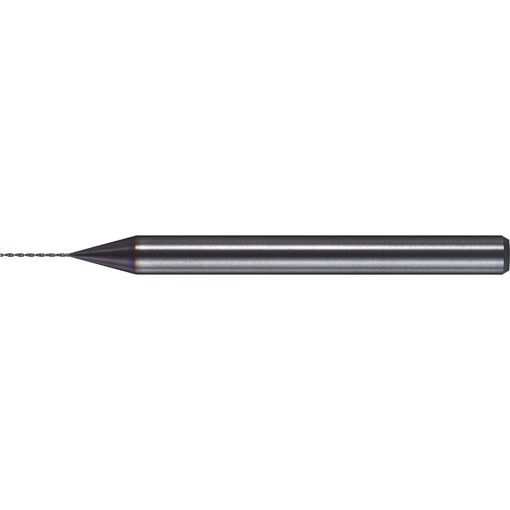 Micro Drill Bit: 0.0315" Dia, 130 deg, Solid Carbide