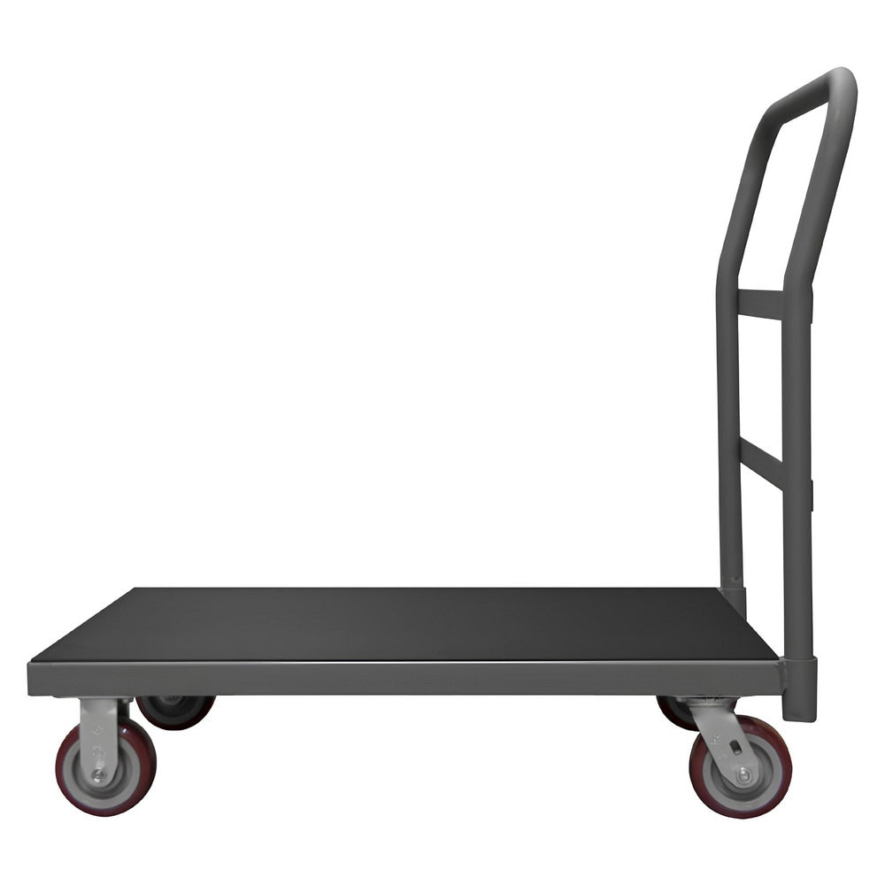 Platform Truck: Steel, 7-7/8" High, 36" Long, 24" Wide