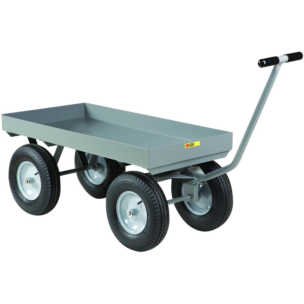 Heavy-Duty Deep Lip Wagon Truck: 16-1/2" High, 48" Long, 24" Wide