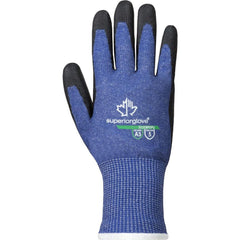 Cut, Puncture & Abrasion-Resistant Gloves: Superior Glove Works S13TAFGPU, Size Small, ANSI Cut A5, ANSI Puncture 5, Polyurethane, TenActiv