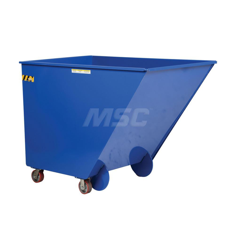 Steel Basket Truck: 1-1/2 cu yd, 311 lb Capacity, 46-3/16" High, 38-1/4" Wide, 65-1/4" Long